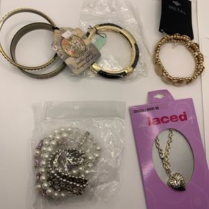 bundle of bracelet and necklace NWT
